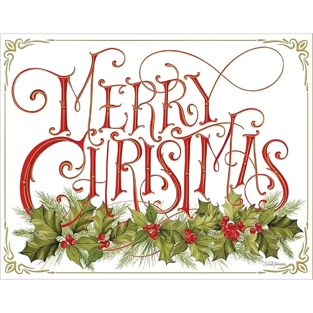 Lang : Christmas Holly Boxed Cards - Image 3