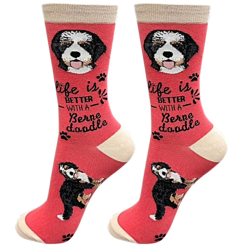 Life Is Better : Crew Socks - Bernoodle