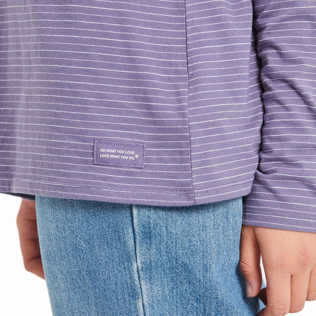 Life Is Good : Women's Pet Paw Crusher Hooded Tee - LITE Long Sleeve - Image 3