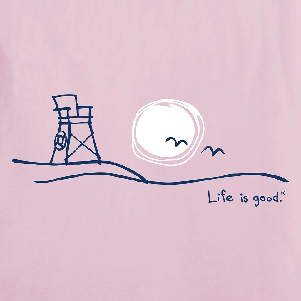 Life Is Good : Women's Roam Beach Crusher Tee - Short Sleeve LITE Vee - Image 2