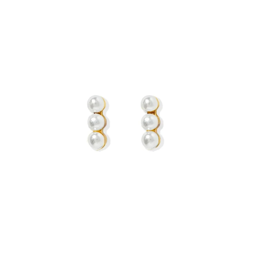 Linny Co : Screwback Stud Earrings - Janie Pearl - Image 3