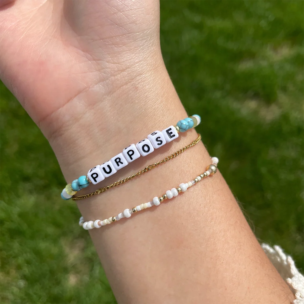 Little Words Project : Purpose Bracelet - Emerald Queen - Image 2