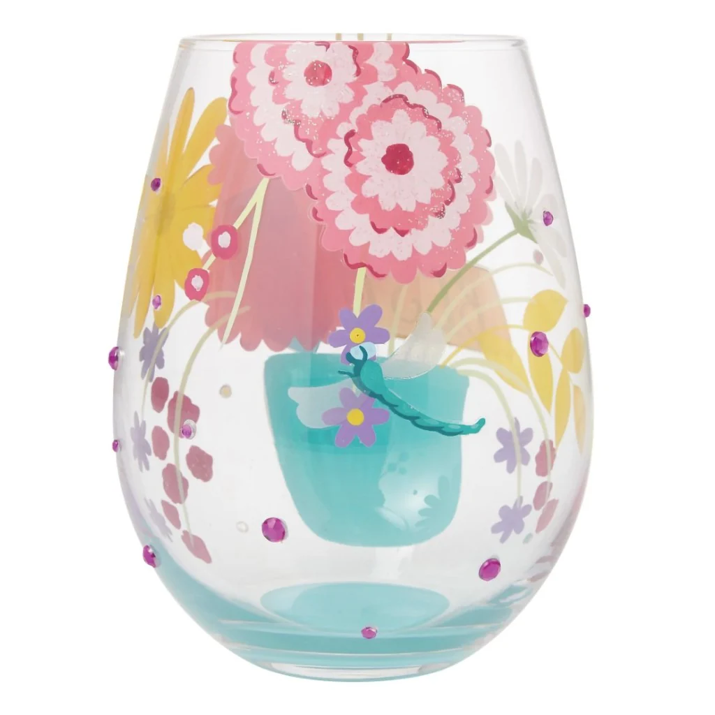 Lolita : Best Mom Ever Stemless Wine Glass - Image 4