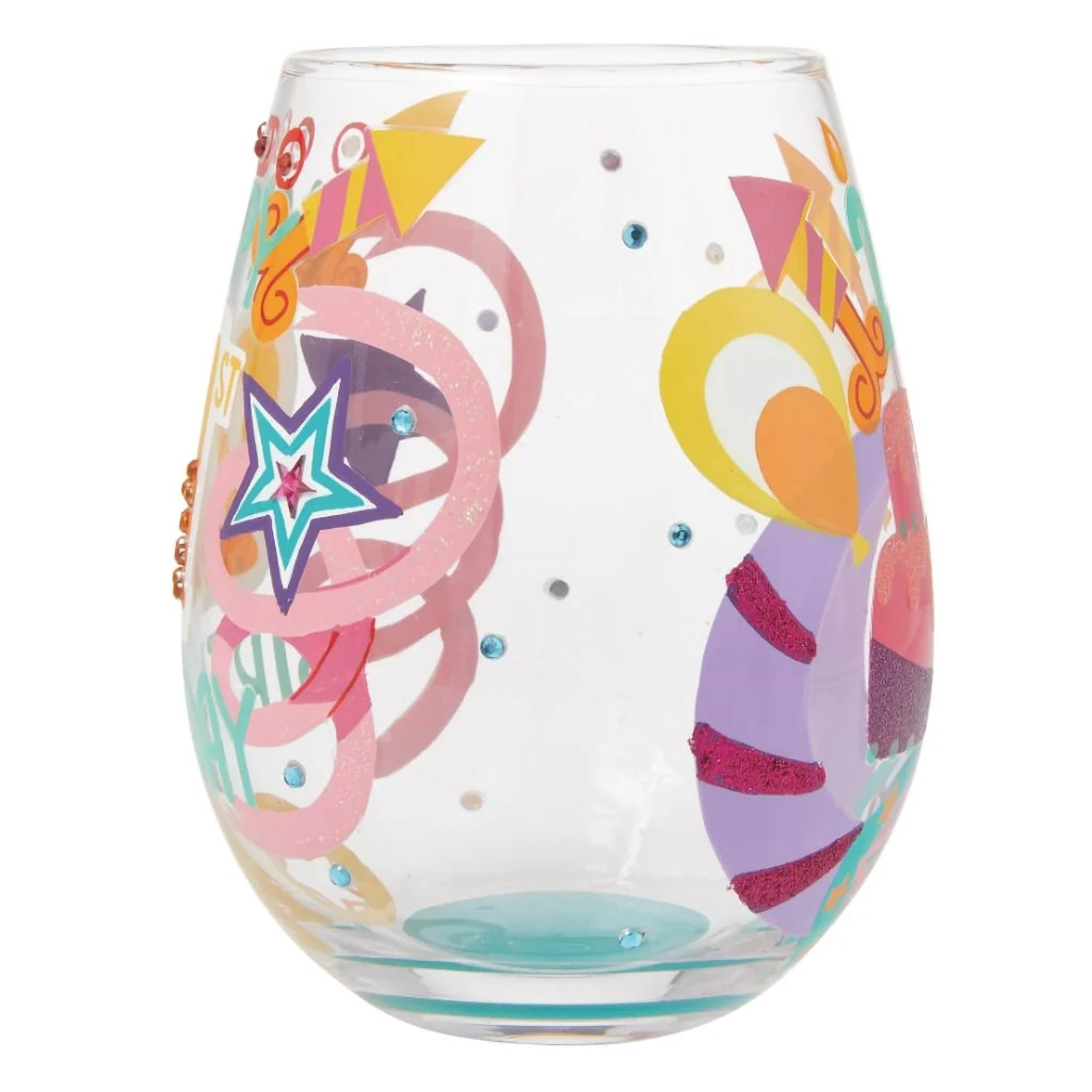 Lolita : Happy 21st Stemless Wine Glass - Image 2