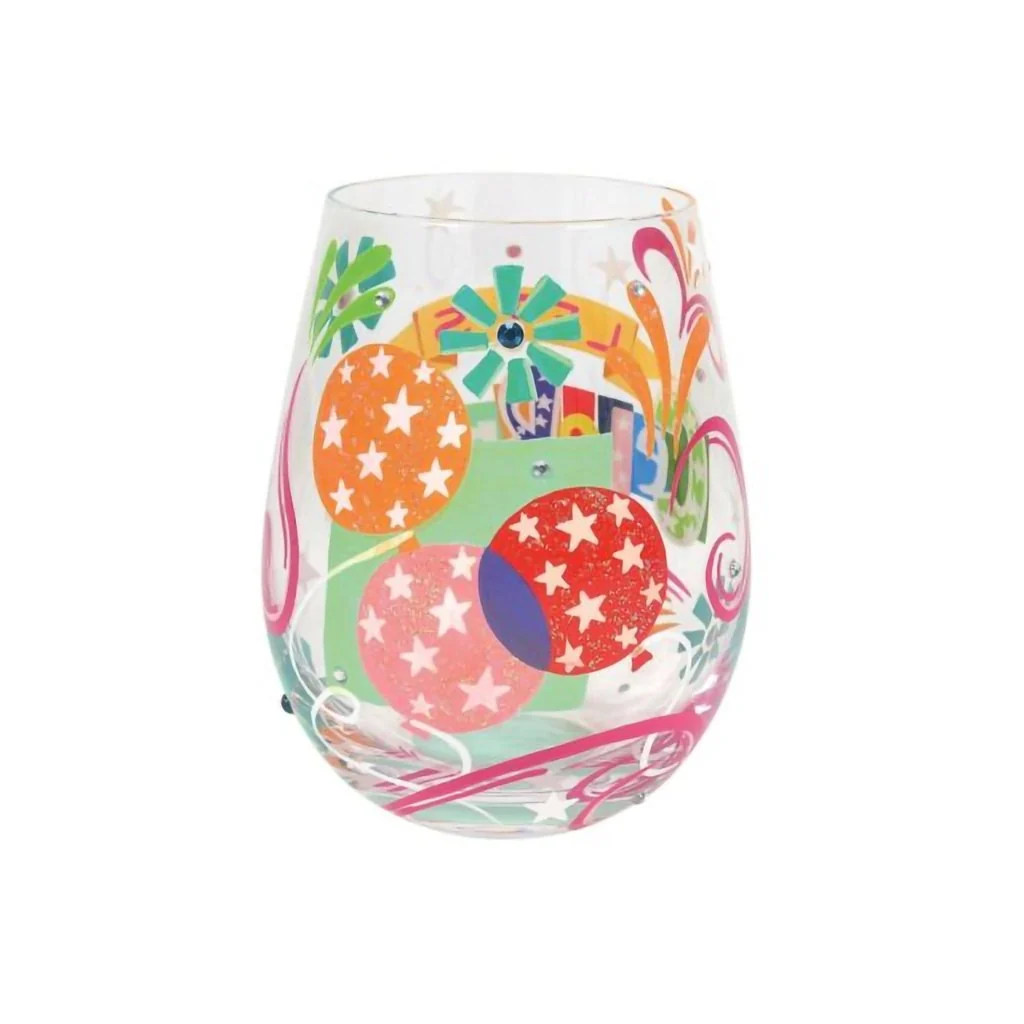 Lolita : Let's Celebrate Stemless Wine Glass - Image 3
