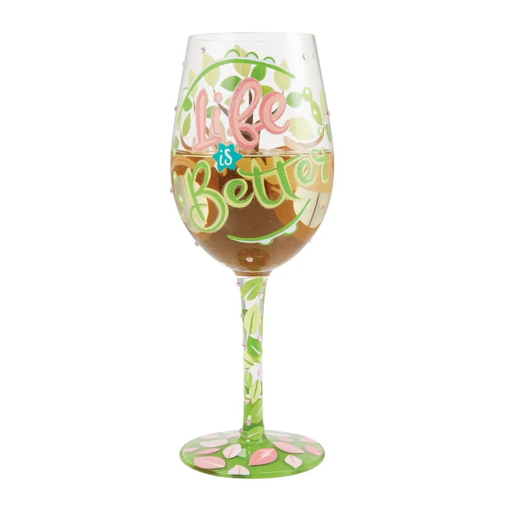 Lolita : Life With Family Wine Glass
