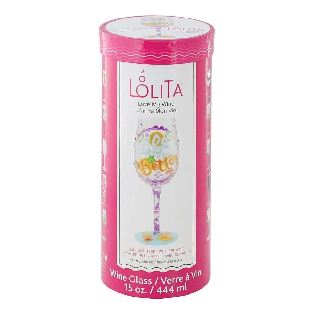 Lolita : Life with Friends Wine Glass - Image 6