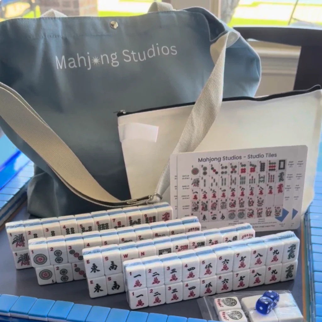 Mahjong : American Mahjong Set - Blue