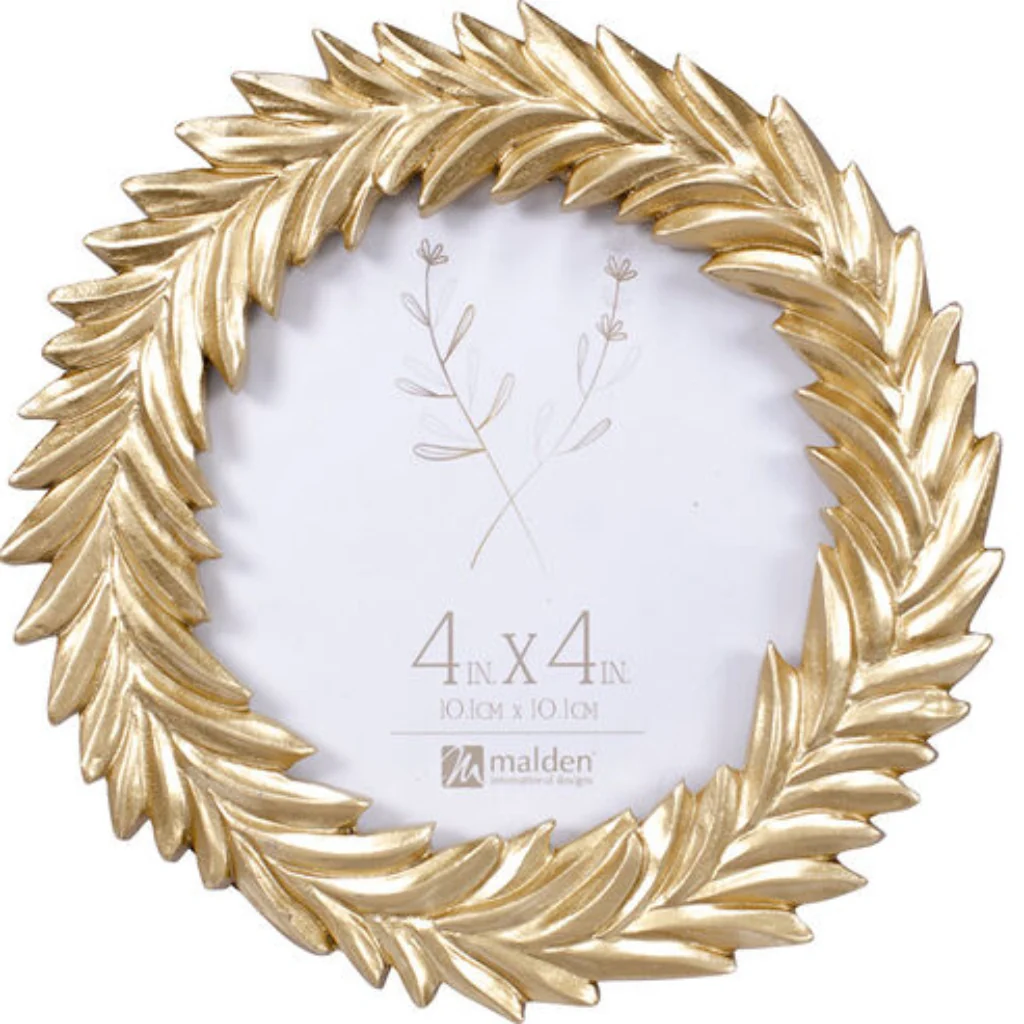 Malden : 4x4 Round Gold Leaf