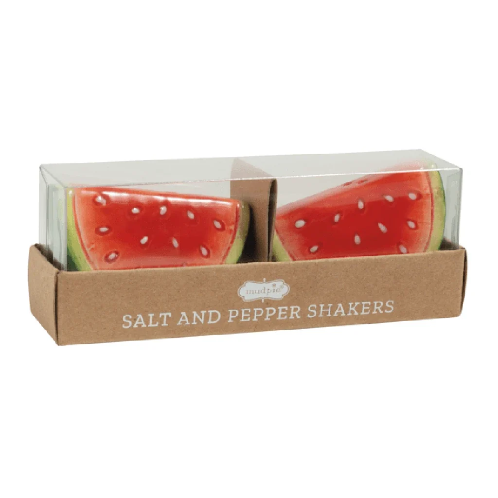 Mud Pie LLC: Melon Salt And Pepper Set