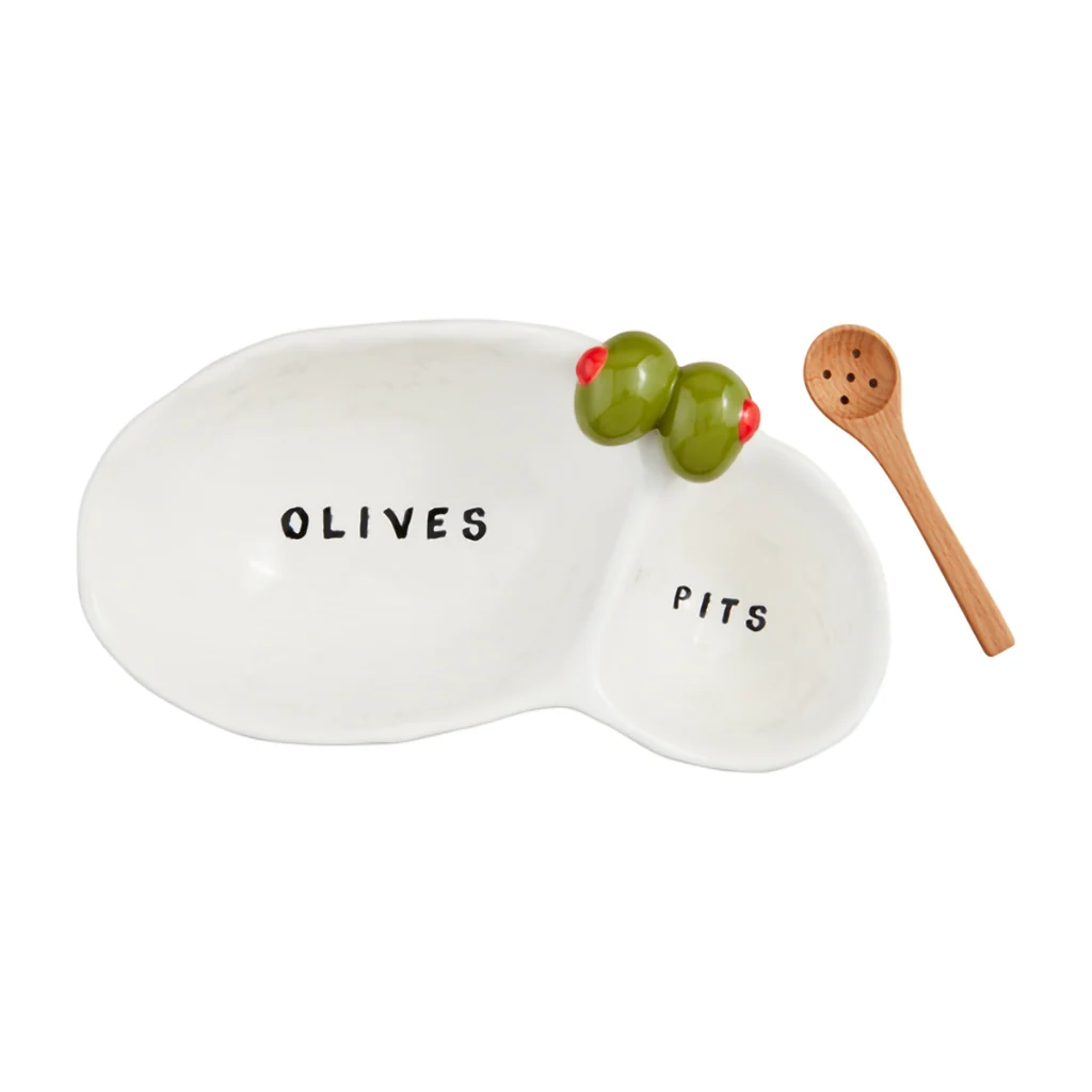 Mud Pie : Olive And Pit Dish Set
