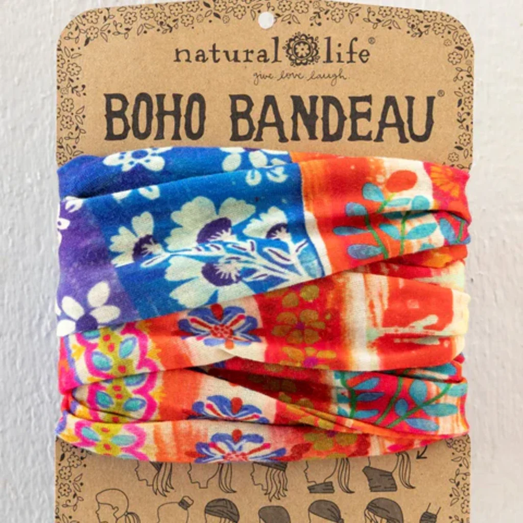 Natural Life : American Flag Full Boho Bandeau® Headband