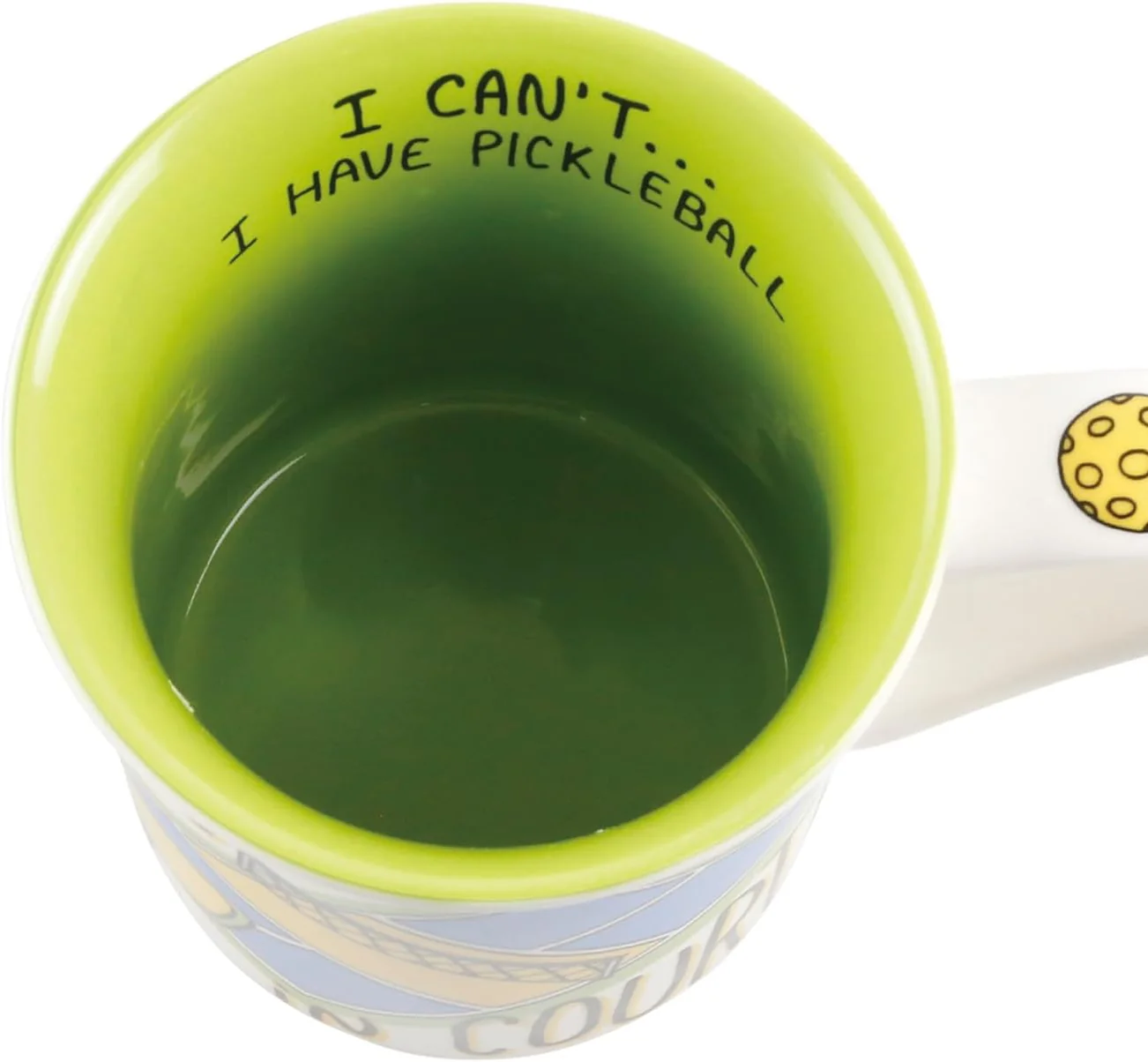 Our Name is Mud : I'll See You in Pickleball Court Mug - 16 oz. - Image 2