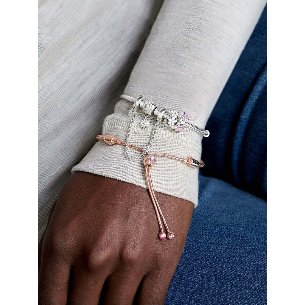 PANDORA : Daisy Flower Charm - White - Image 3