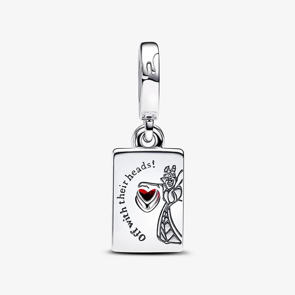PANDORA : Disney Villains Queen of Hearts Double Dangle Charm - Image 3