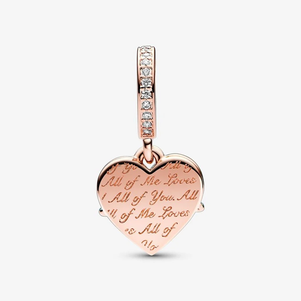 PANDORA : Heart & Mum Dangle Charm - Image 4