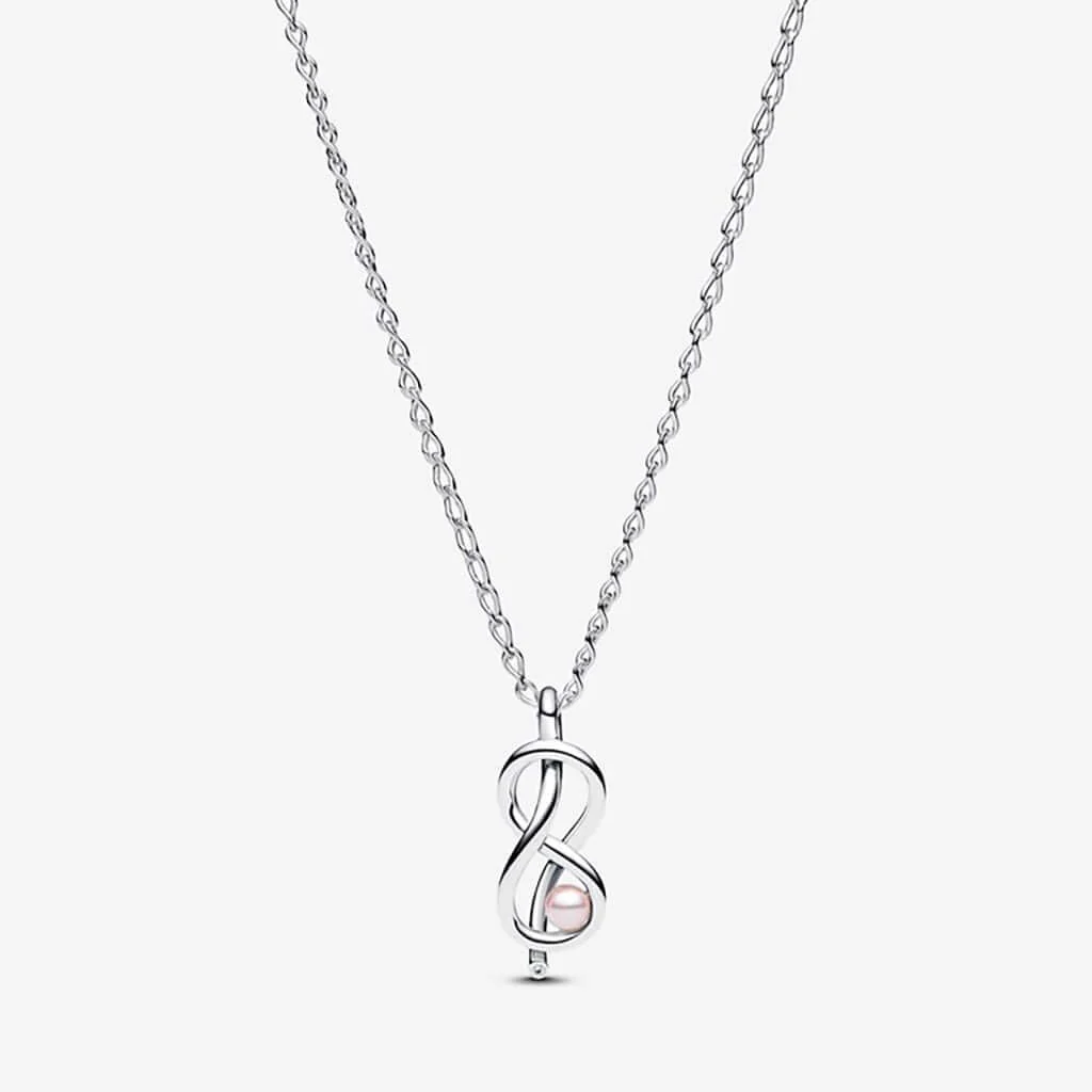 PANDORA : Infinity Knot Collier Necklace - Sterling Silver