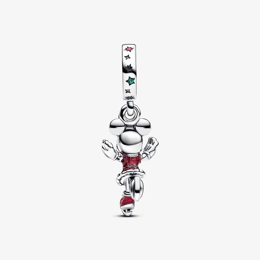 PANDORA : Minnie Mouse Ice Skating Dangle Charm - Image 3