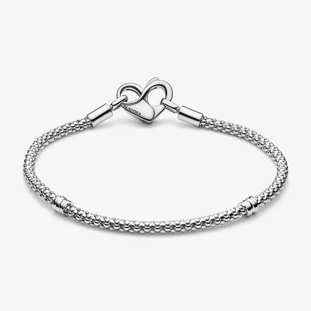PANDORA : Pandora Moments Studded Chain Bracelet - Image 4