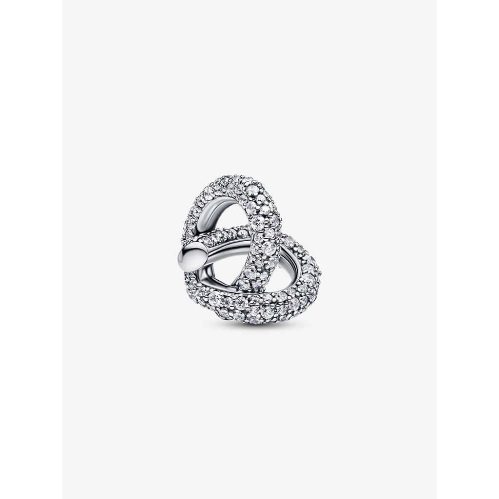 PANDORA : Pavé Infinity Knot Heart Charm