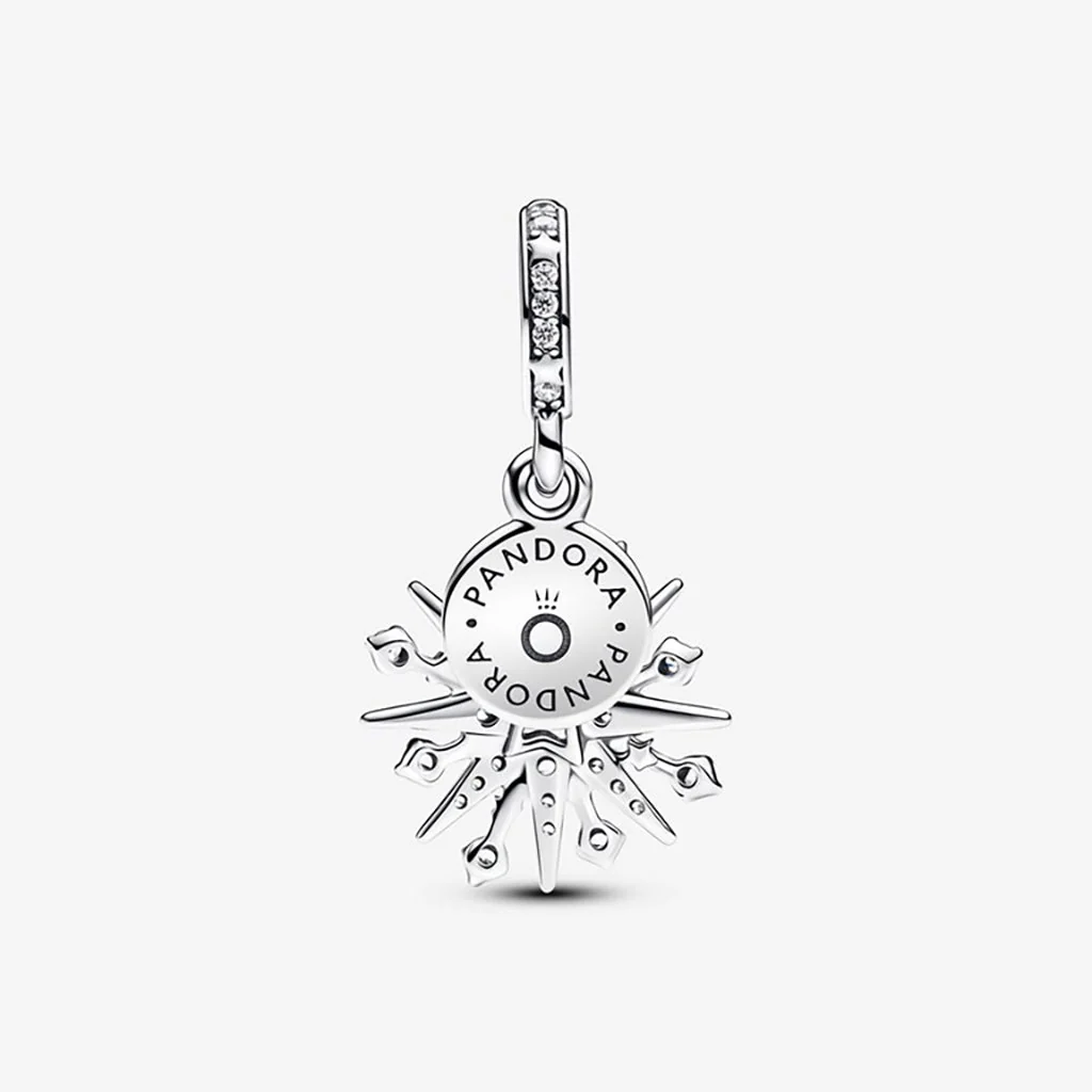 PANDORA : Sparkling Firework Double Dangle Charm - Image 3