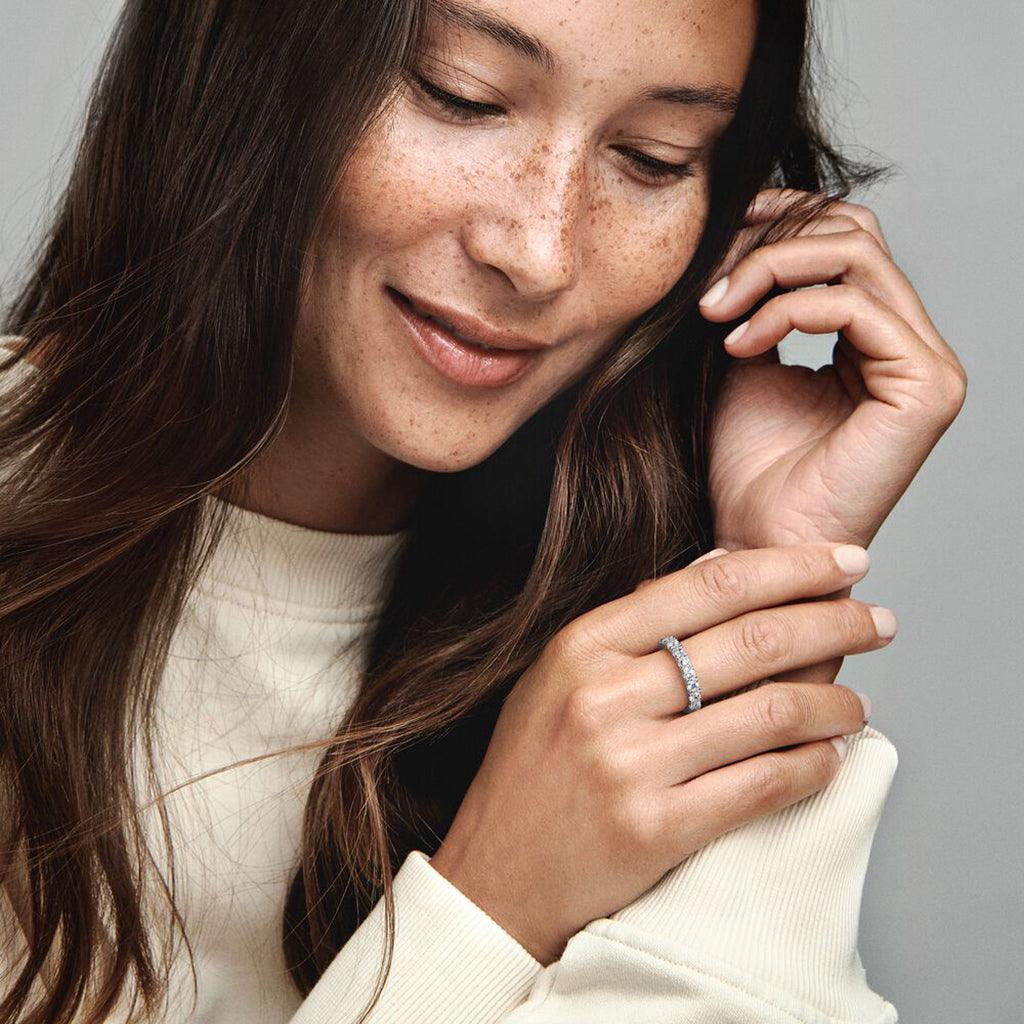 PANDORA : Sparkling Row Eternity Ring - Image 2