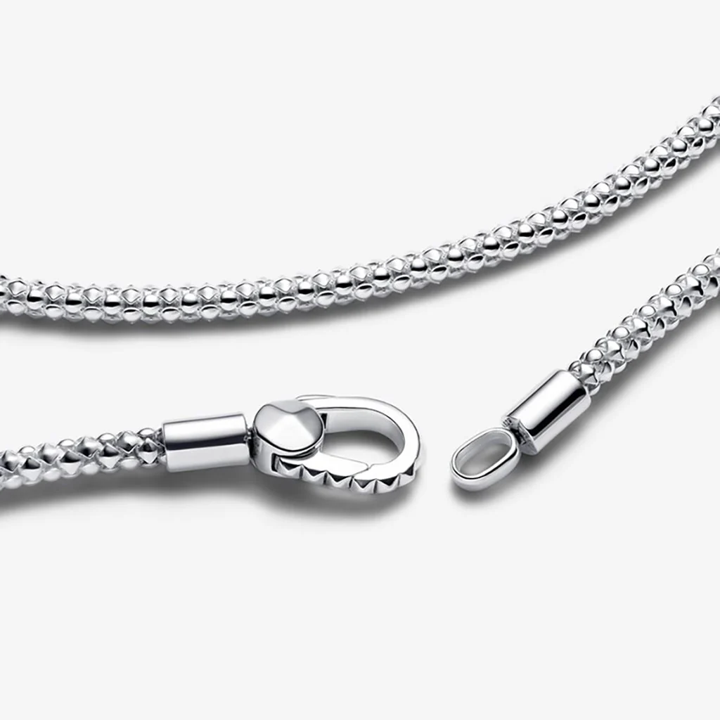 PANDORA : Studded Clasp & Chain Necklace - Image 3