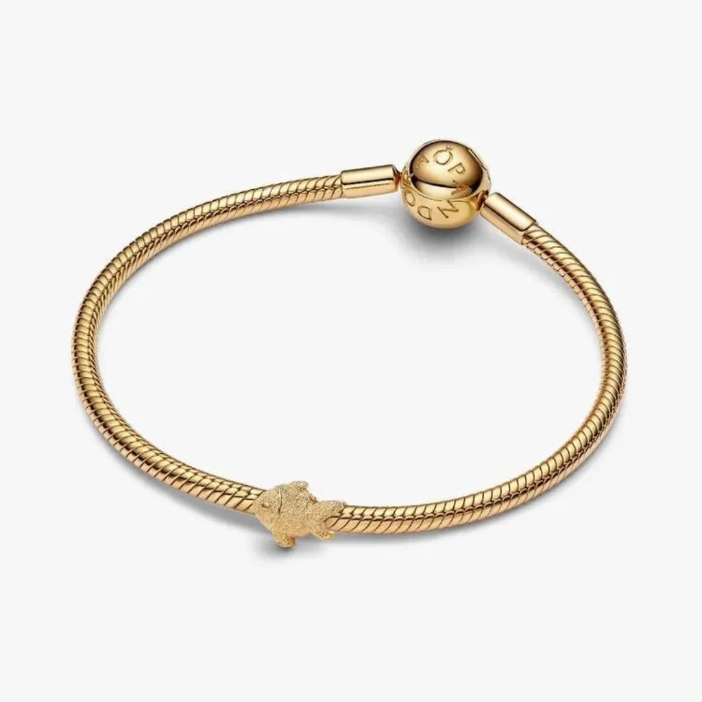 Pandora : Textured Fish Mini Charm - Image 2