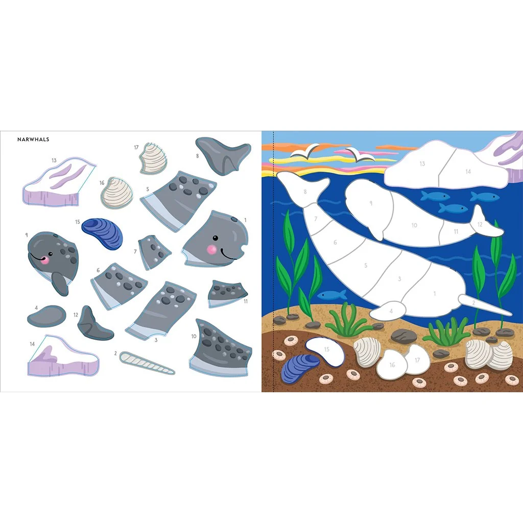 Peter Pauper Press : My First Color-by-Sticker - Under the Sea - Image 3