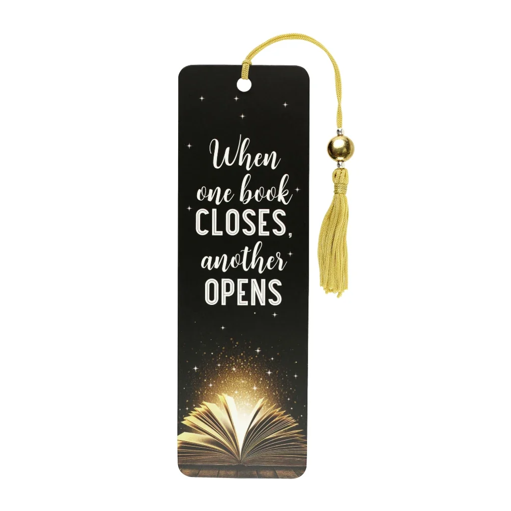 Peter Pauper Press : When One Book Closes Beaded Bookmark