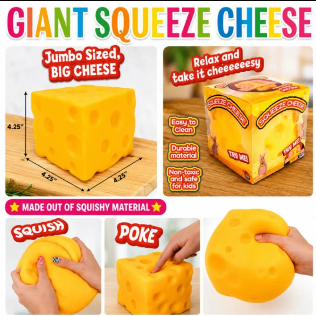 Puka Creations : Giant Squeeze Cheese