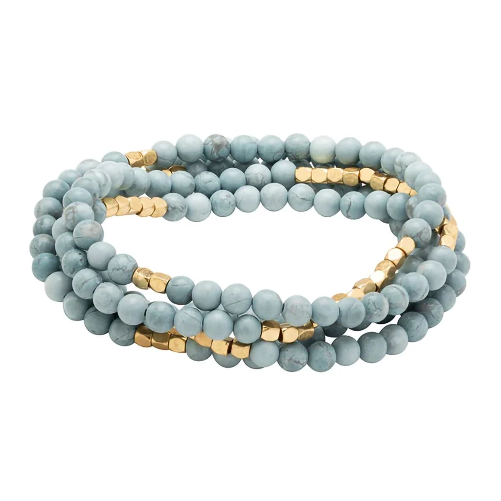 Scout Curated Wears : Stone Wrap: Blue Howlite - Stone of Harmony - Image 2