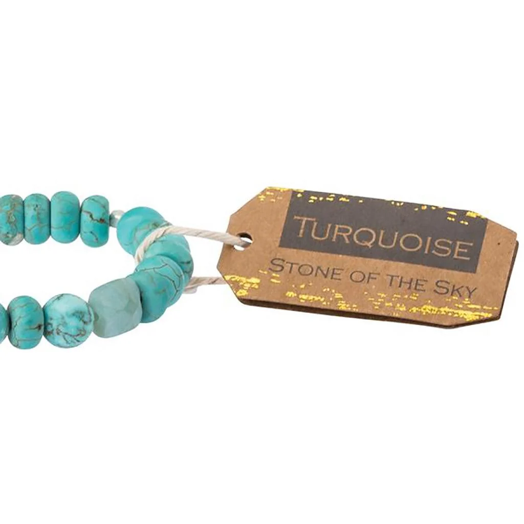 Scout Curated Wears : Turquoise Stone Bracelet - Stone of the Sky - Image 2