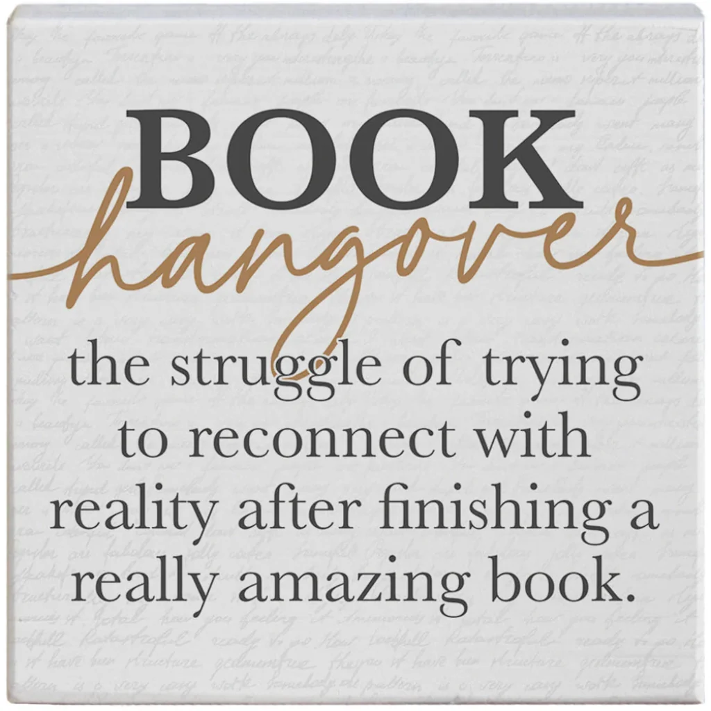 Simply Said Inc : Book Hangover Sign