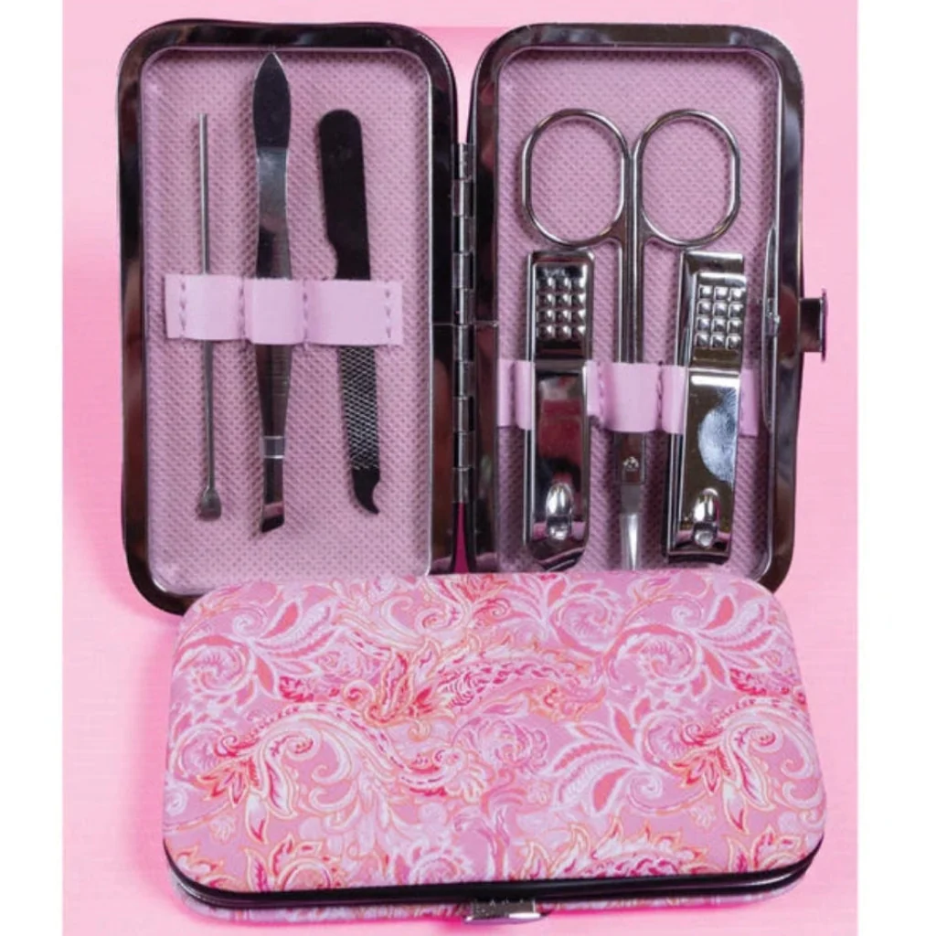 Simply Southern : Manicure Travel Kit - Pink Paisley