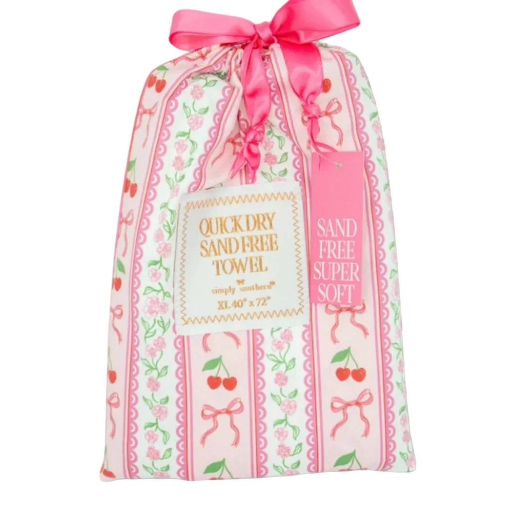 Simply Southern : Quick Dry Towel - Coral