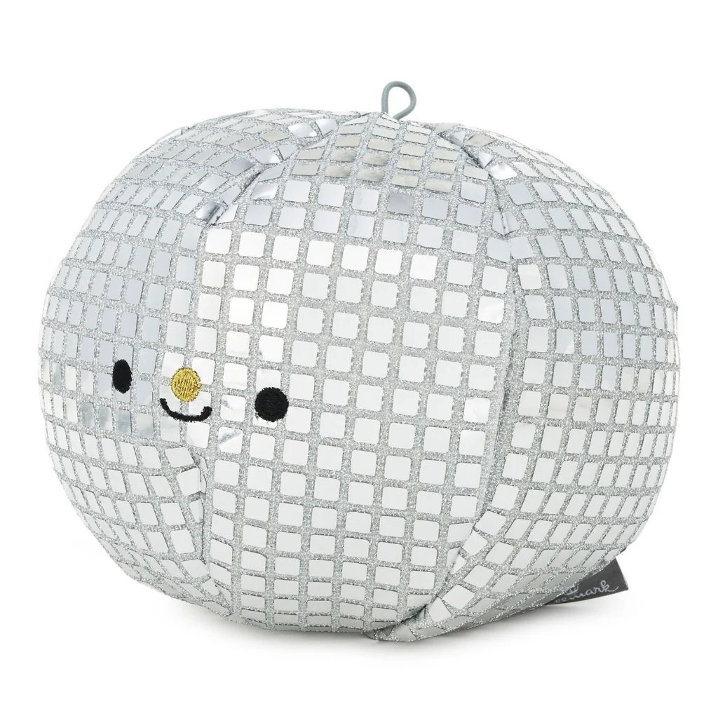 Hallmark : Small Disco Ball Plush With Sound, 6" - Image 3