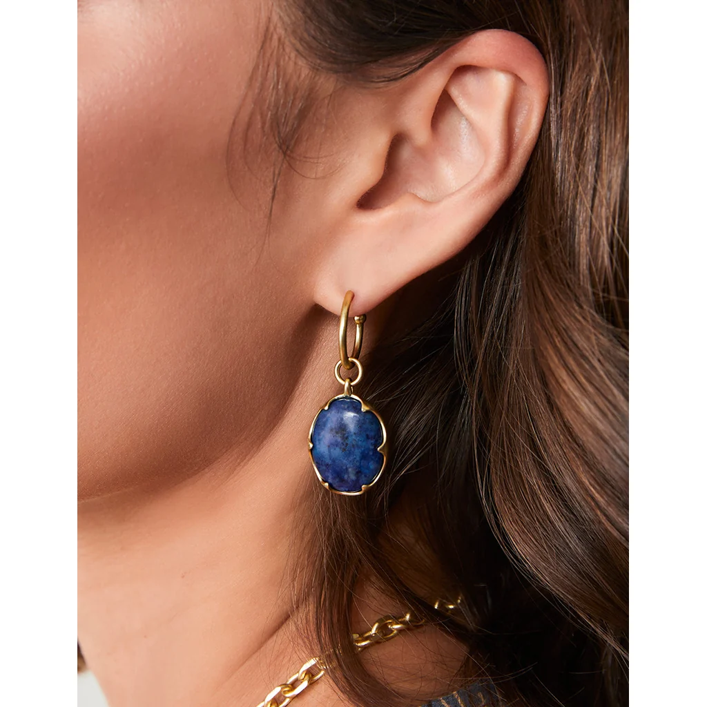 Spartina 449 : Blue Coralie Earrings - Image 3