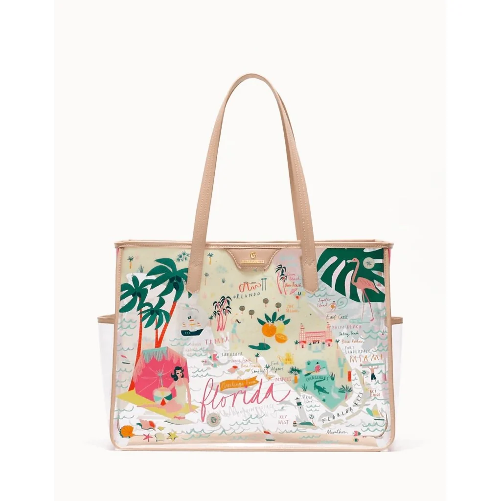 Spartina 449 : Clear Beach Tote Florida (W)
