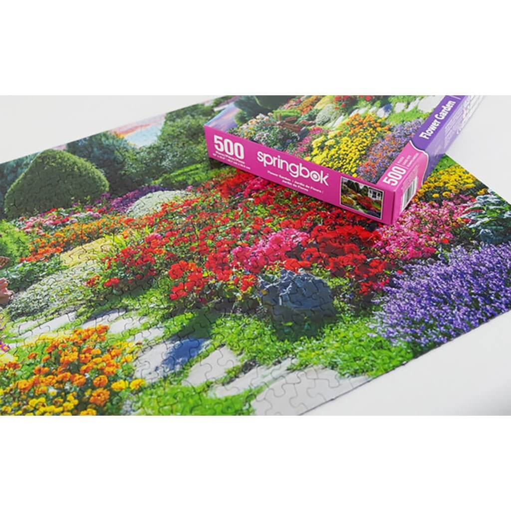 Springbok : Flower Garden 500 Piece Jigsaw Puzzle - Image 3