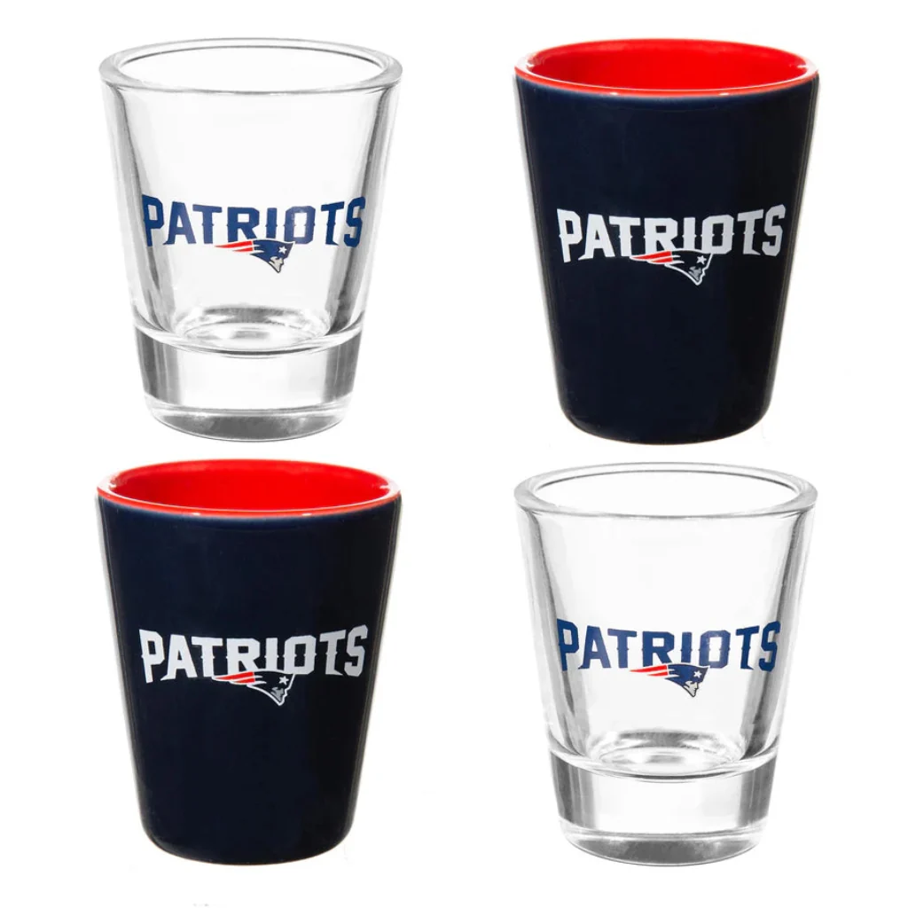 Team Sports America : New England Patriots Shot Glass Set - Image 2