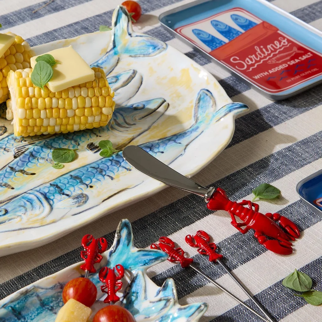 Twos Company : Set of 2  Lobster Spreaders on Gift Card - Image 2