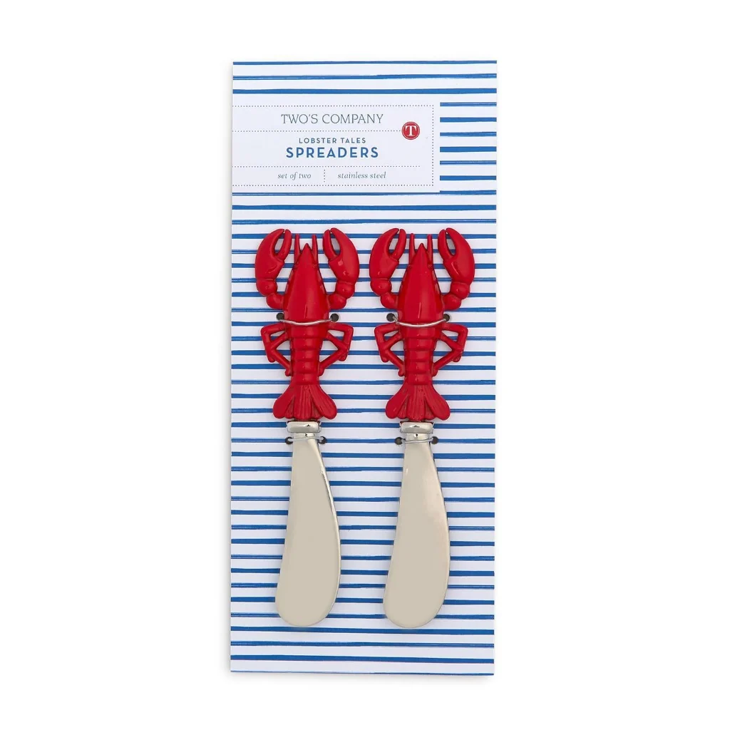 Twos Company : Set of 2  Lobster Spreaders on Gift Card - Image 5