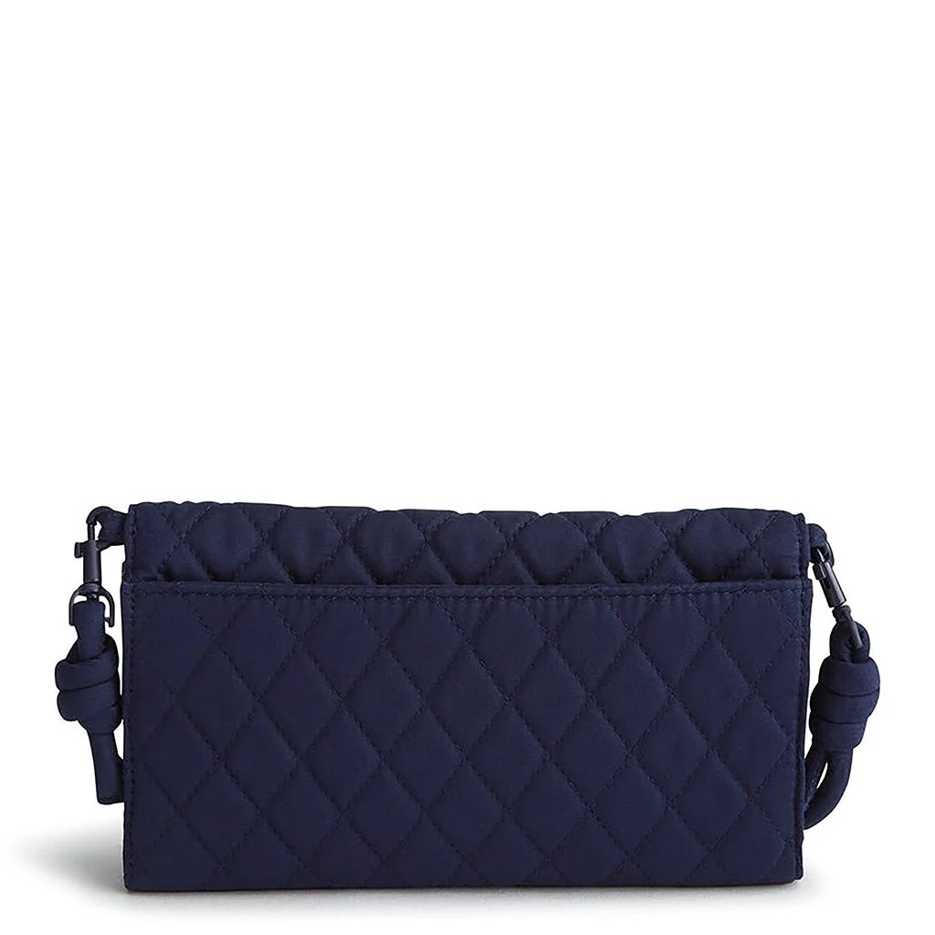 Vera Bradley : Wildwood Wallet Crossbody - Peacoat in Cotton Gabardine - Image 3