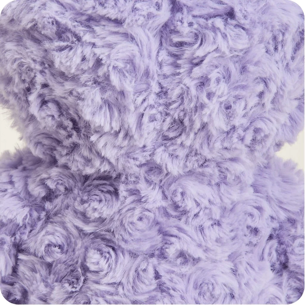 Warmies : Purple Curly Bear Plush Heat Therapy - Image 6