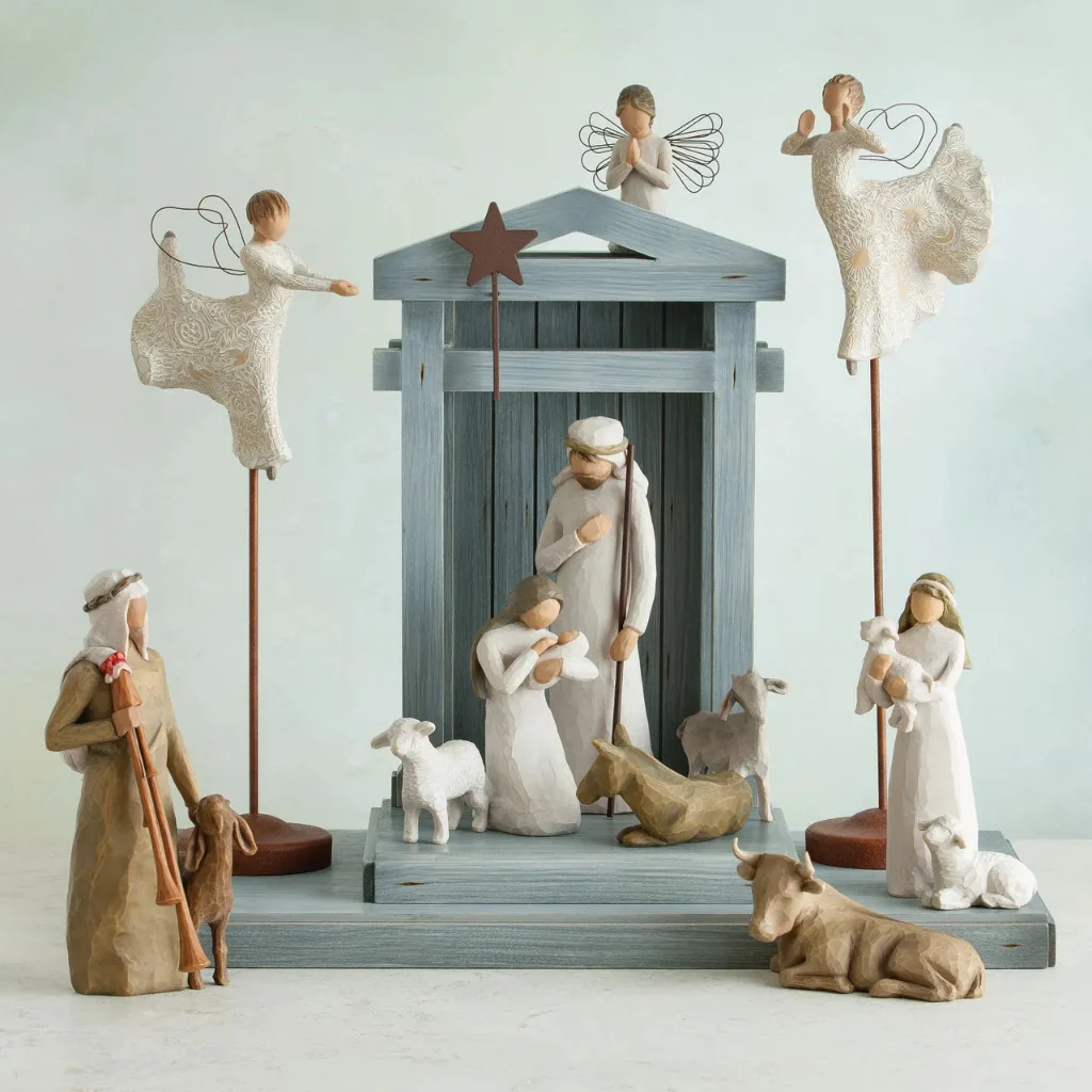 Willow Tree : 6 Piece Nativity Set -Behold the awe and wonder of the Christmas Story - Image 3