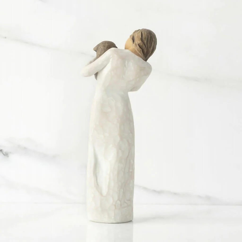 Willow Tree : "Adorable You" Figurine Dark Dog -A joyful friendship - Image 3