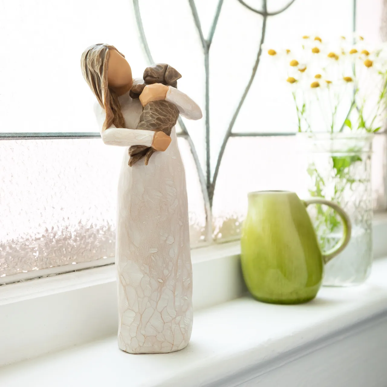 Willow Tree : "Adorable You" Figurine Dark Dog -A joyful friendship - Image 6