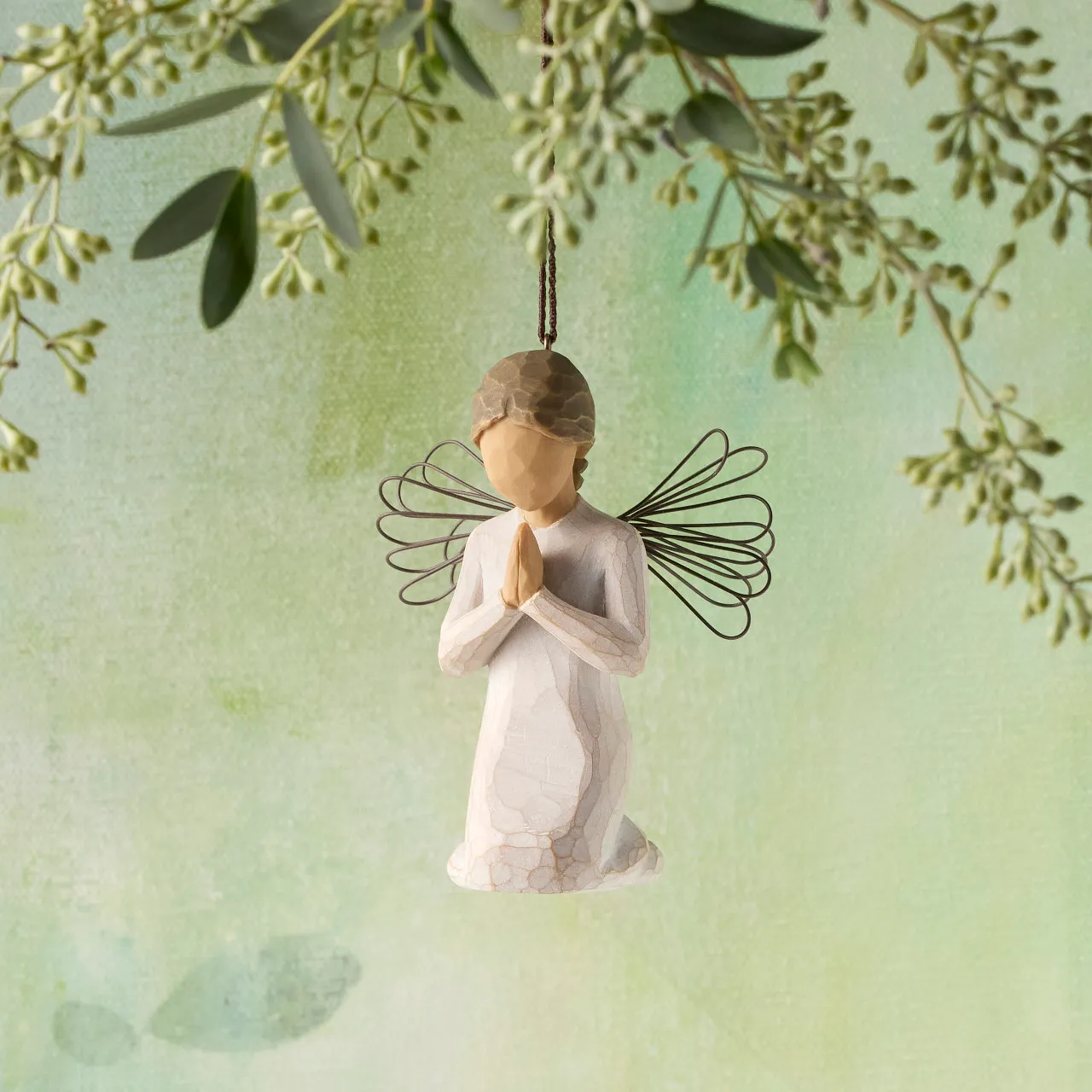 Willow Tree : Angel of Prayer Ornament - For those who believe in the power of prayer - Image 2