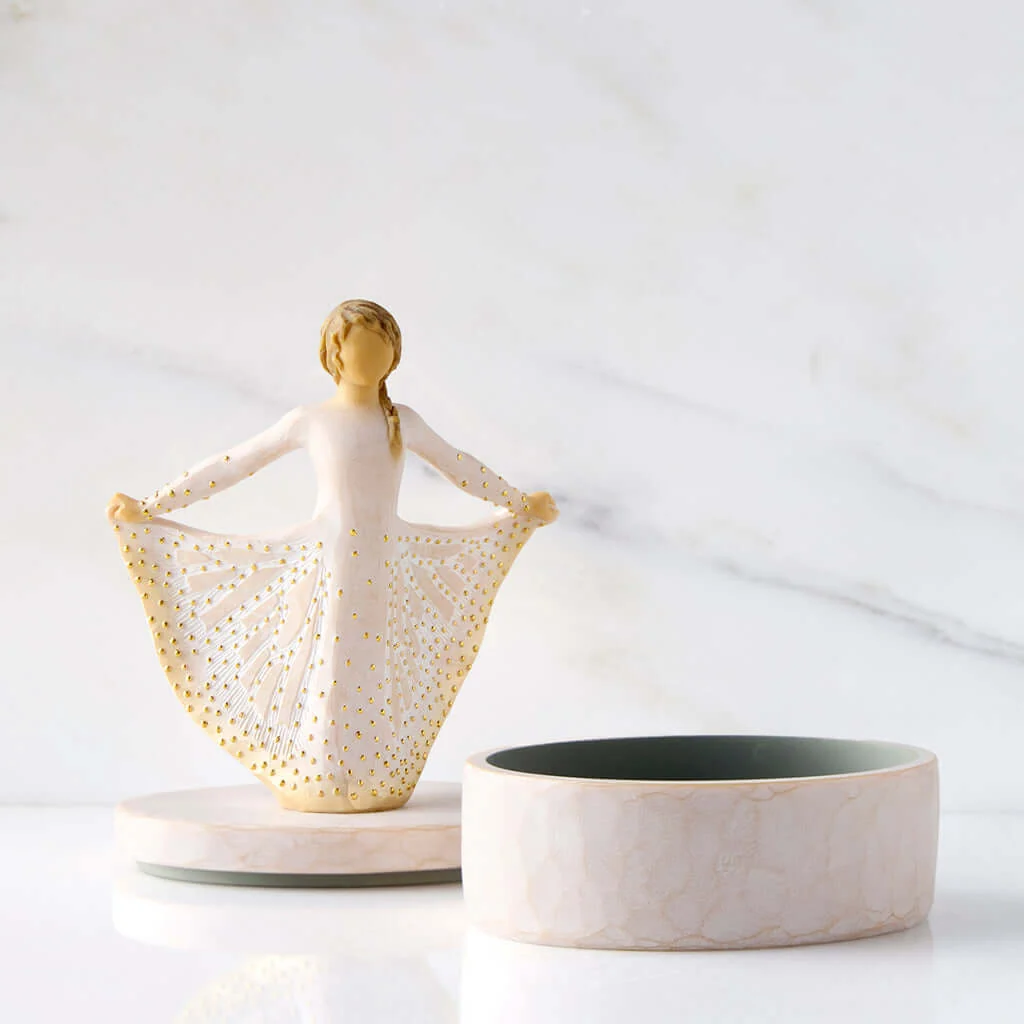 Willow Tree : Butterfly Keepsake Box - Resilient, determined, courageous and beautiful... You have the qualities to transform your world - Image 5